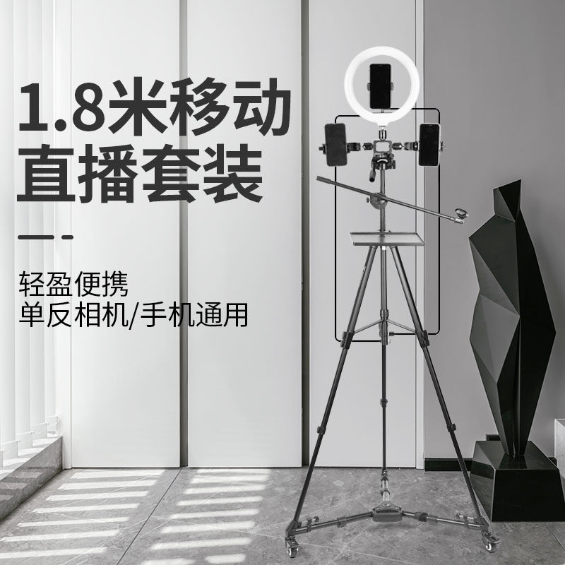 带充电宝三脚架补光直播专用