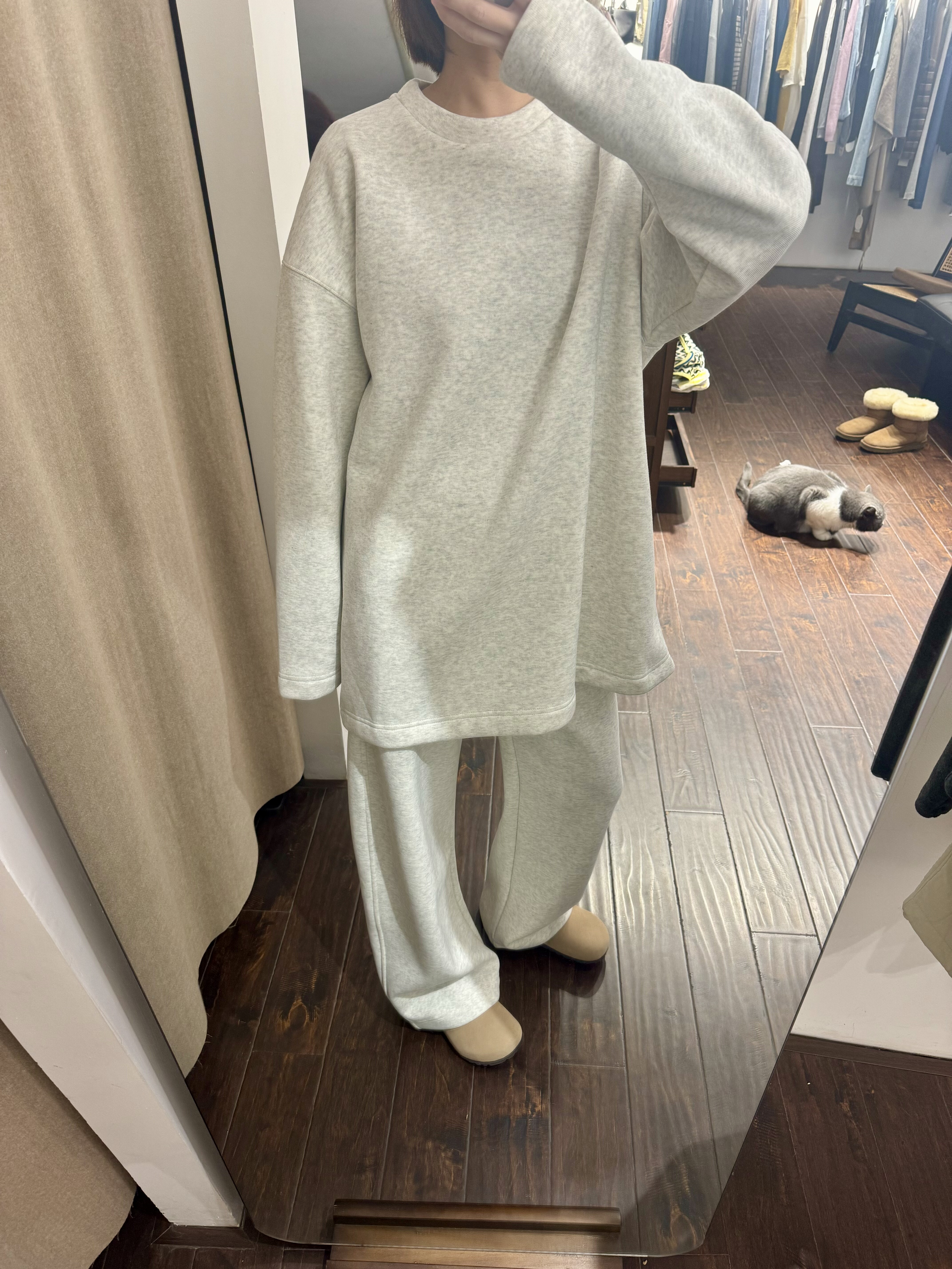 实体店精品女装2026春季新款时尚休闲百搭圆领加绒卫衣卫裤套装,女士内衣/男士内衣/家居服,睡衣/家居服套装,淘宝优惠券,粉丝福利购,淘宝优惠卷