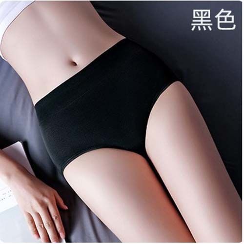 4条 男女通用纯棉女内裤中腰100%全棉质大码女生透气简约女士内裤
