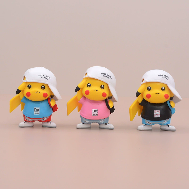 潮服皮卡丘戴帽子盲盒