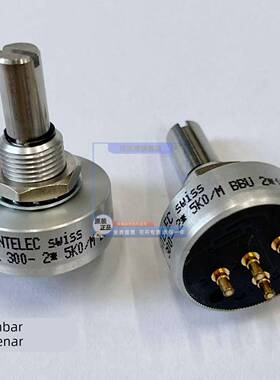瑞士CONTELEC 电位计 电位器 PL300-2*5KO/M 角度位移传感器