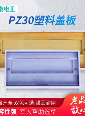 硬泰pz30配电箱盖板装饰通用8/10/15/18/20/24回路家用室内电箱盖