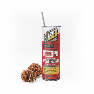 PBBlaster渗透剂保温杯不锈钢车载工业风水杯保冷保热tumbler