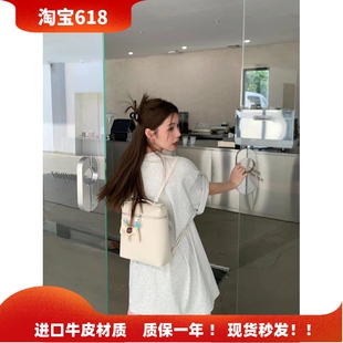 Loro包LP双肩包包女2026新款牛皮背包通勤电脑包真皮单肩手提包