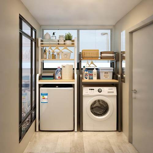 洗衣机上方置物架阳台浴室