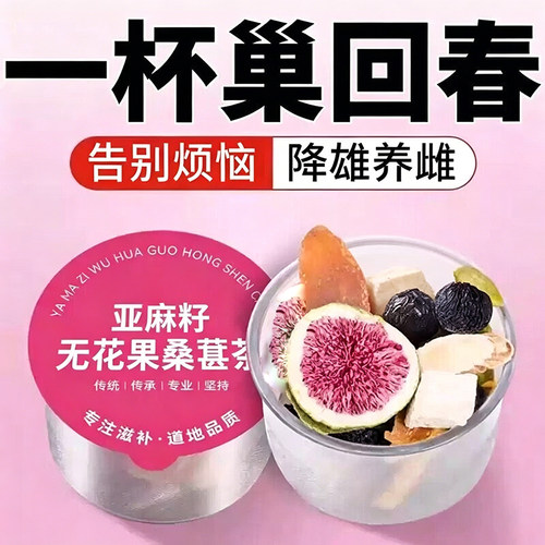 红参亚麻籽无花果黄体酮养雌茶