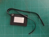 巴黎机车包油蜡皮化妆镜挂饰山羊皮世家小号机车镜子随时补妆挽救