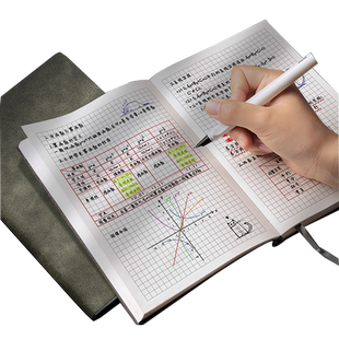 网格方格本笔记本子加厚A5精致软皮面手绘画画像素格子简约大学生读书日记本高级商务办公工作会议记录记事本