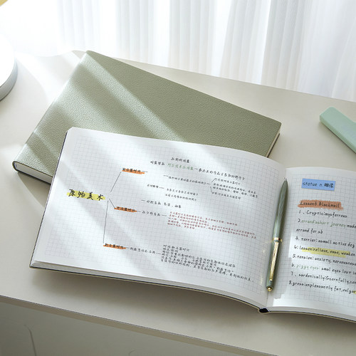 B5上翻笔记本大本子思维导图绘画