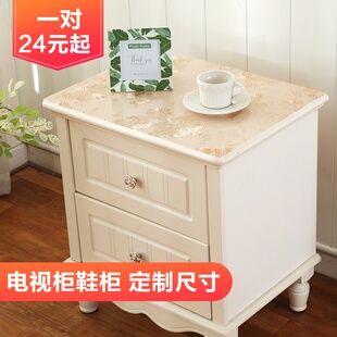 pvc桌垫鞋柜五斗柜橱床头柜盖布台布电视柜垫子欧式茶几桌布垫