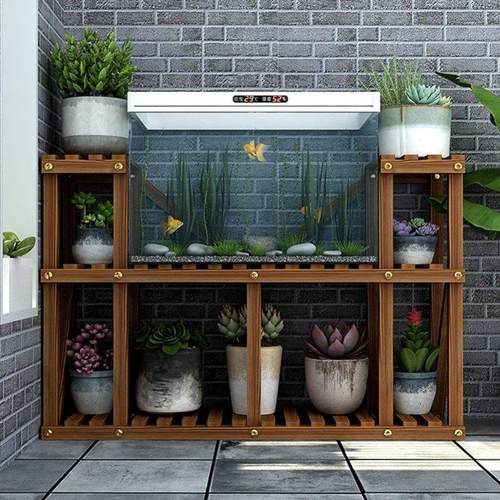 鱼缸放置柜鱼缸专用底架2025新款鱼缸架超强承重放鱼缸的架子花架