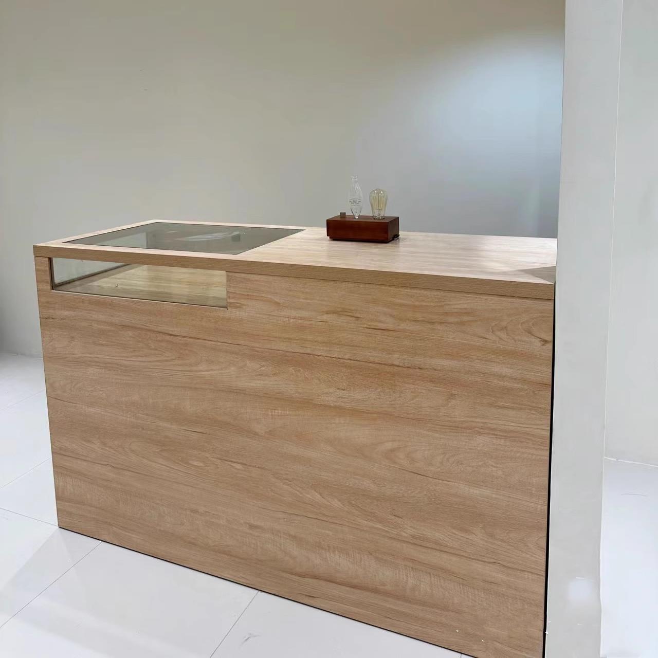 服装店收银台女装店中岛柜流水台童装店展示台小型简约现代吧台桌