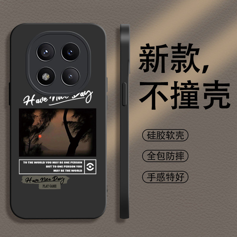 适用于红米系列男意境日落天使眼