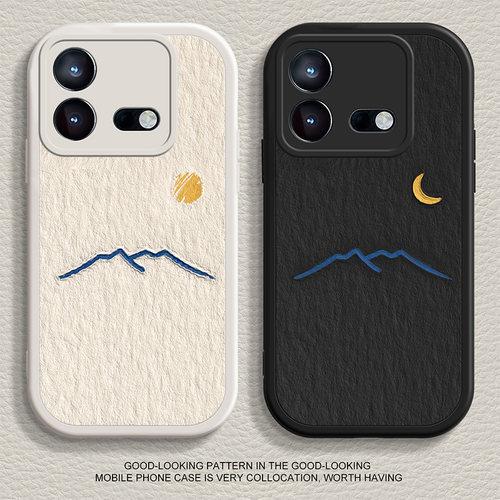 太阳山黑vivo系列小羊皮男款创意