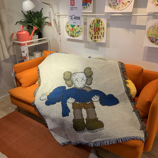 北欧沙发套罩四季 饰布置针织线毯盖毯 通用沙发毯简约休闲毯房间装