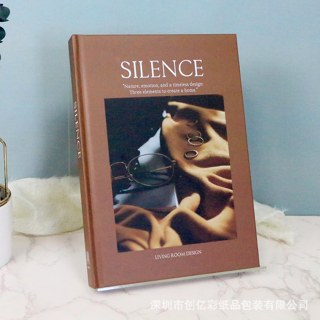 复古欧美风格样板房书房酒店别墅装饰可翻页英文摄影道具书摆件