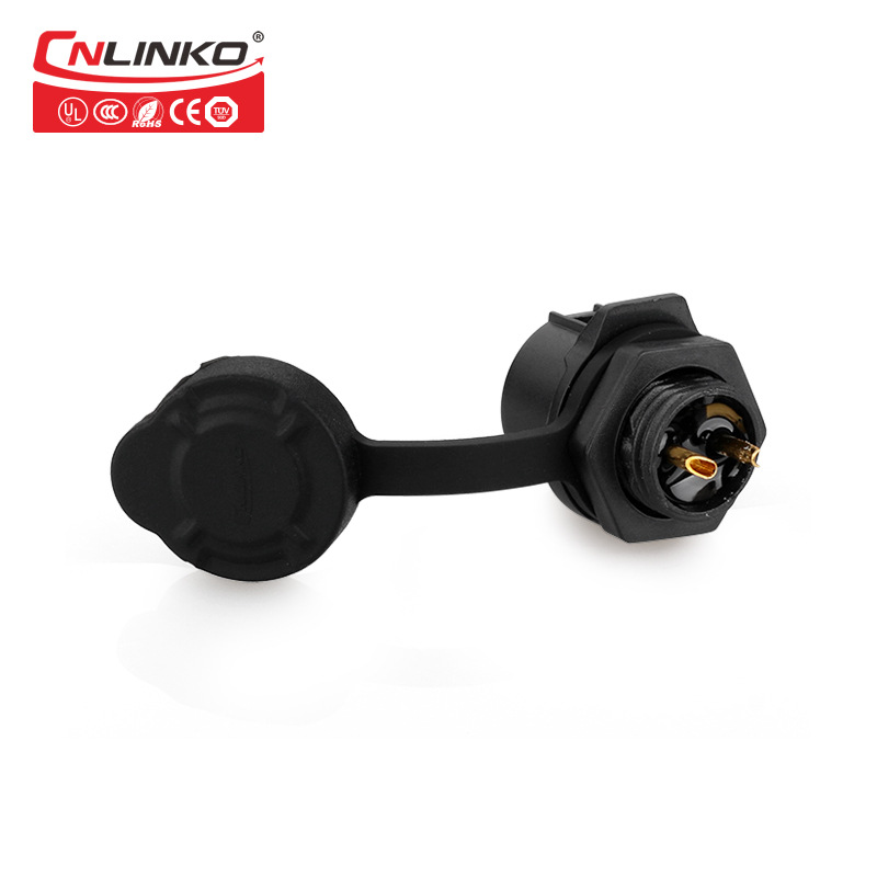 LP12凌科2-8P快捷线缆M12插头插座 小型防水航空插