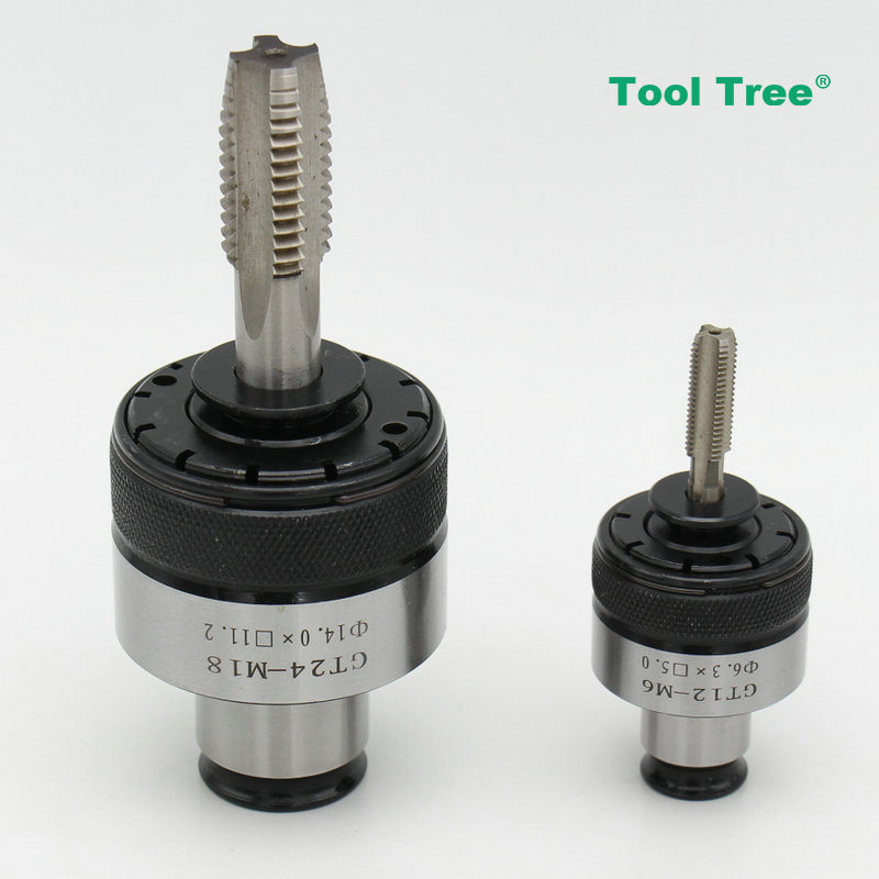 攻丝夹头gt12 gt24 m3-m12 丝锥电动气动攻丝攻牙夹头 日标