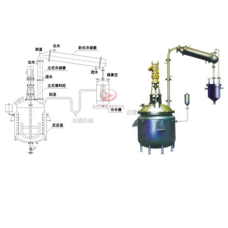 不锈钢实验型高压精馏冷凝回流反应釜 小型蒸馏回流搅拌反应釜