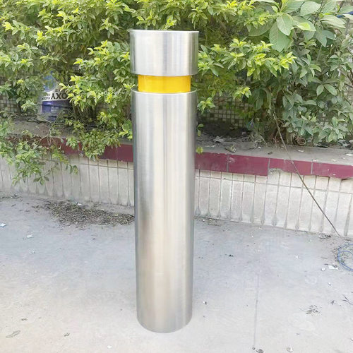 不锈钢立柱道路警示柱防撞设施道路交通安全防护警示柱隔离桩定制