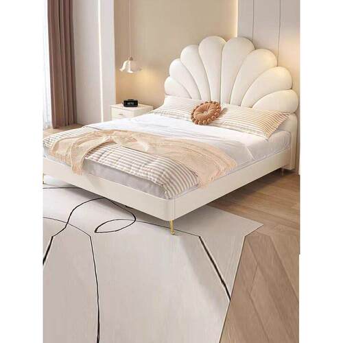 床头软靠背2025新儿童科技布简约现代卧室落地集成实木床头板