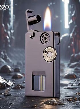 ZORRO/佐罗透明仓煤油打火机自动点火艾斯普里个性创意刻字礼品潮