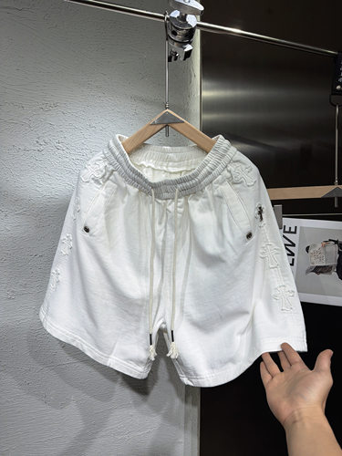 2026新款美式潮牌毛圈纯棉短裤宽松时尚工艺男女同款休闲五分裤潮