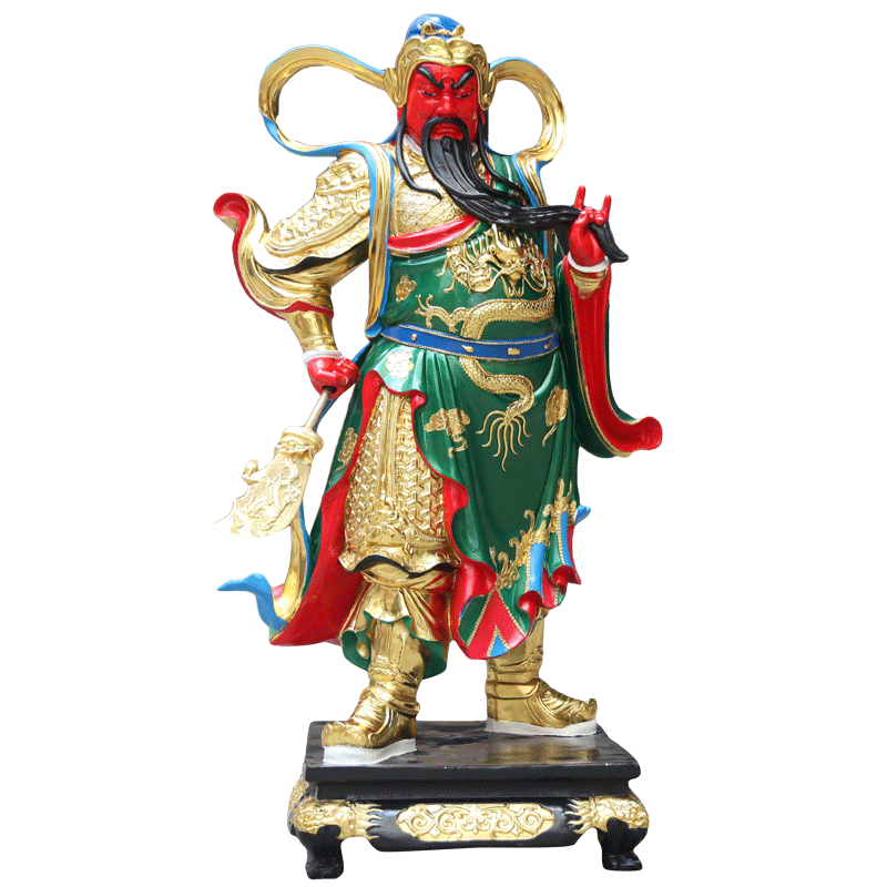 寺庙伽蓝菩萨供奉天尊关公佛像