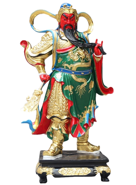 寺庙伽蓝菩萨供奉天尊关公佛像