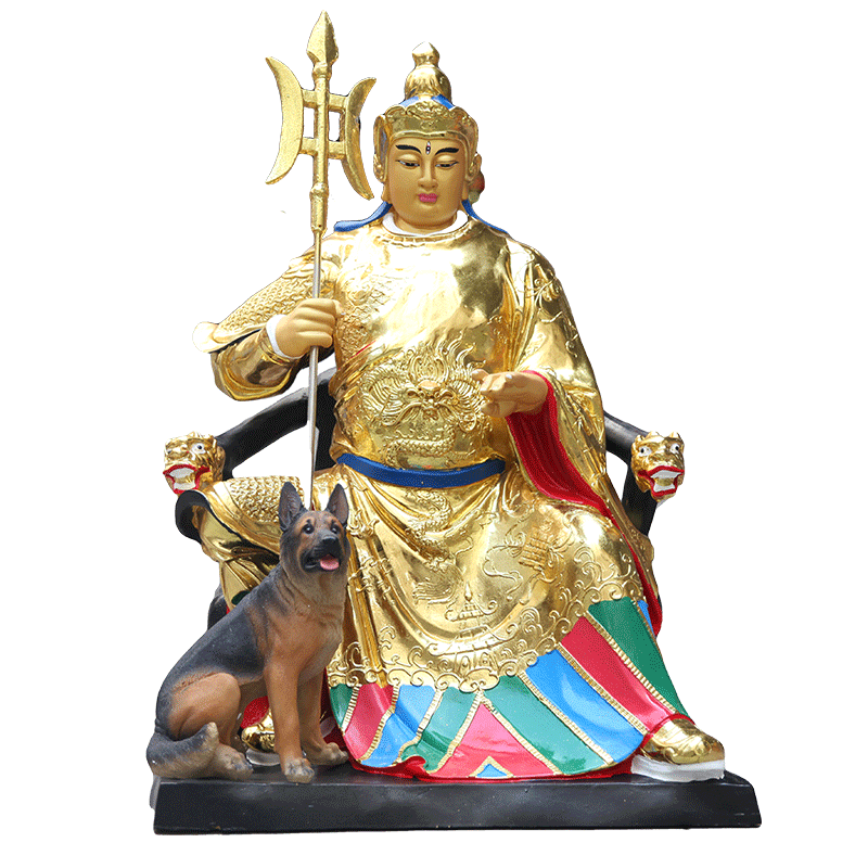 二郎神供奉杨戬镇宅招财风水摆件