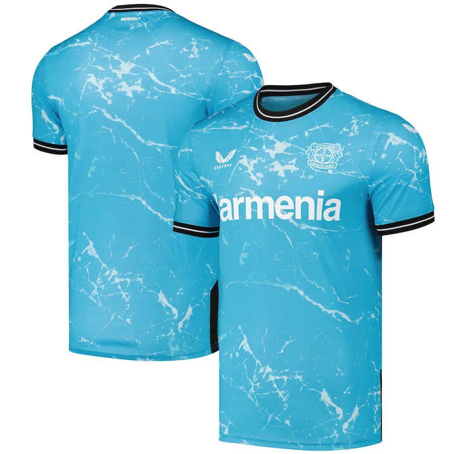 23-24勒沃库森球衣 10号维尔茨34号扎卡22号博尼法斯客场足球服