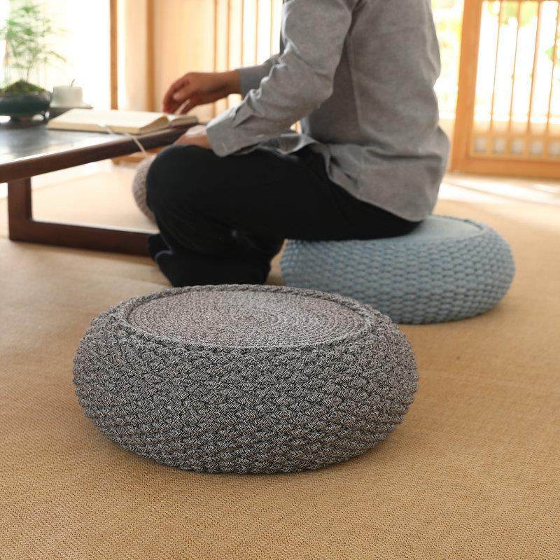 阳台飘窗圆垫子榻榻米蒲团地板坐垫家用静坐蒲垫北欧风格坐墩,居家布艺,椅垫,淘宝优惠券,粉丝福利购,淘宝优惠卷