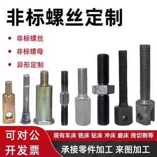 异型螺丝异型螺母非标螺丝定做定制螺杆螺柱非标件异形件加工订做