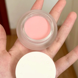 foreverkey腮红膏泥野桃粉裸妆自然高光多提亮氛围晒红仙女显白膏