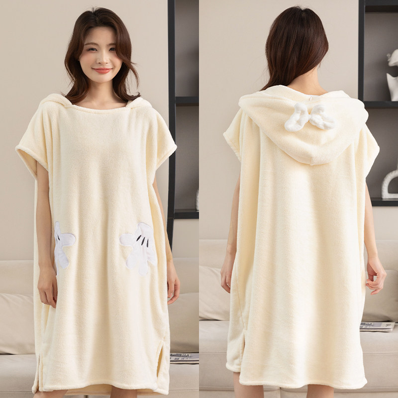 浴巾女可穿可裹大人比纯棉全棉吸水速干家用浴袍2025新款浴裙成人,居家布艺,浴巾,淘宝优惠券,粉丝福利购,淘宝优惠卷