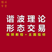 谐波理论形态交易法视频教程AB=CD加特利222蝴蝶螃蟹形态主图指标
