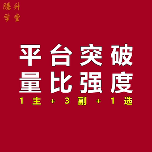 量比强度指标通达信成交量公式 突破箱体平台 专做主升浪三浪三