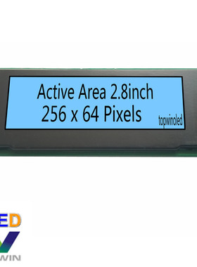 2.8寸蓝光蓝色2.8寸oled液晶2.9寸模块TW56641281B02厂家白色黄色