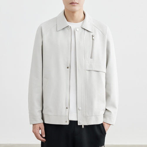 2005高级感休闲翻领夹克衫男2025