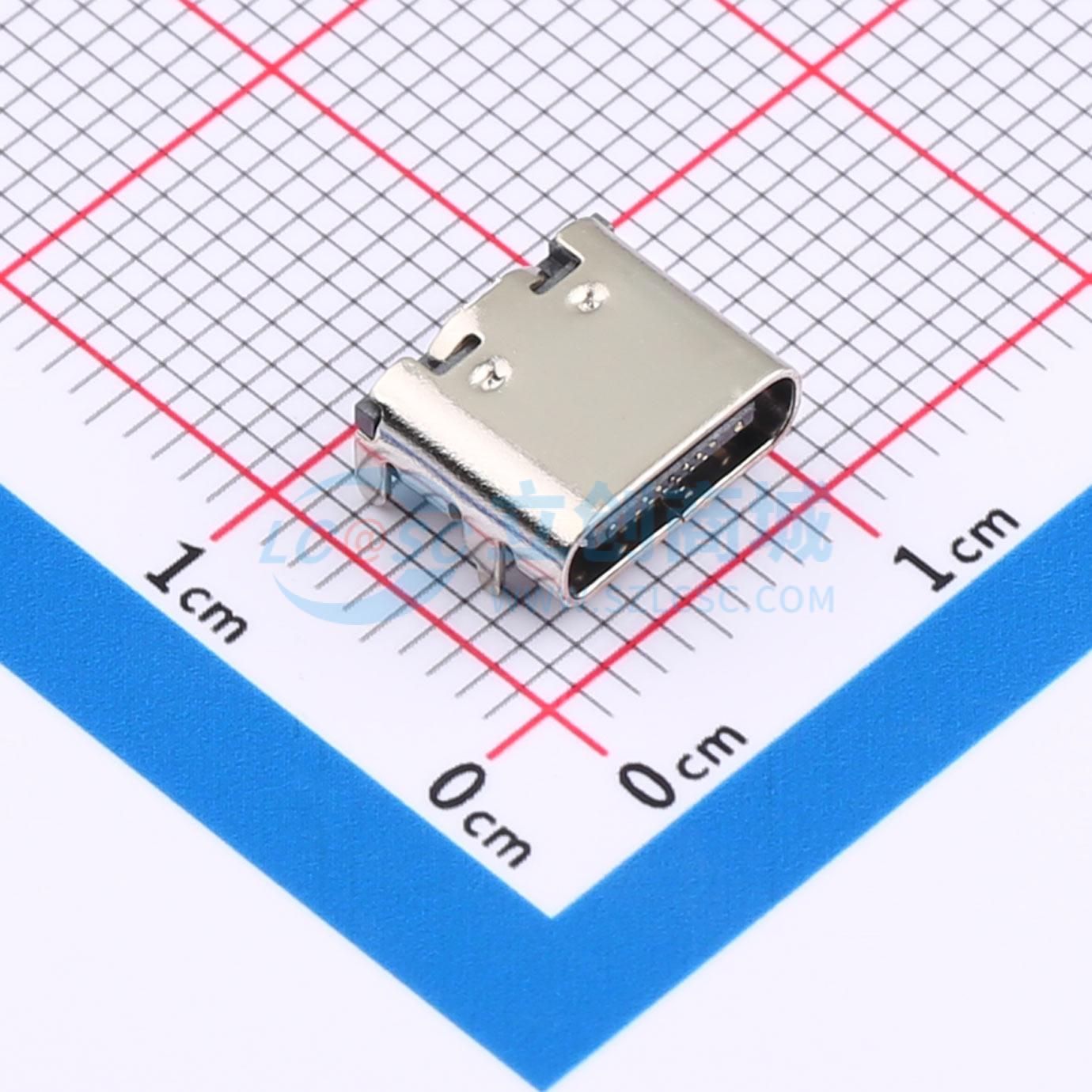 TYPE-C16PIN SMD 快充闪充 USB连接器 TypeC母座 SHOU HAN(首韩)