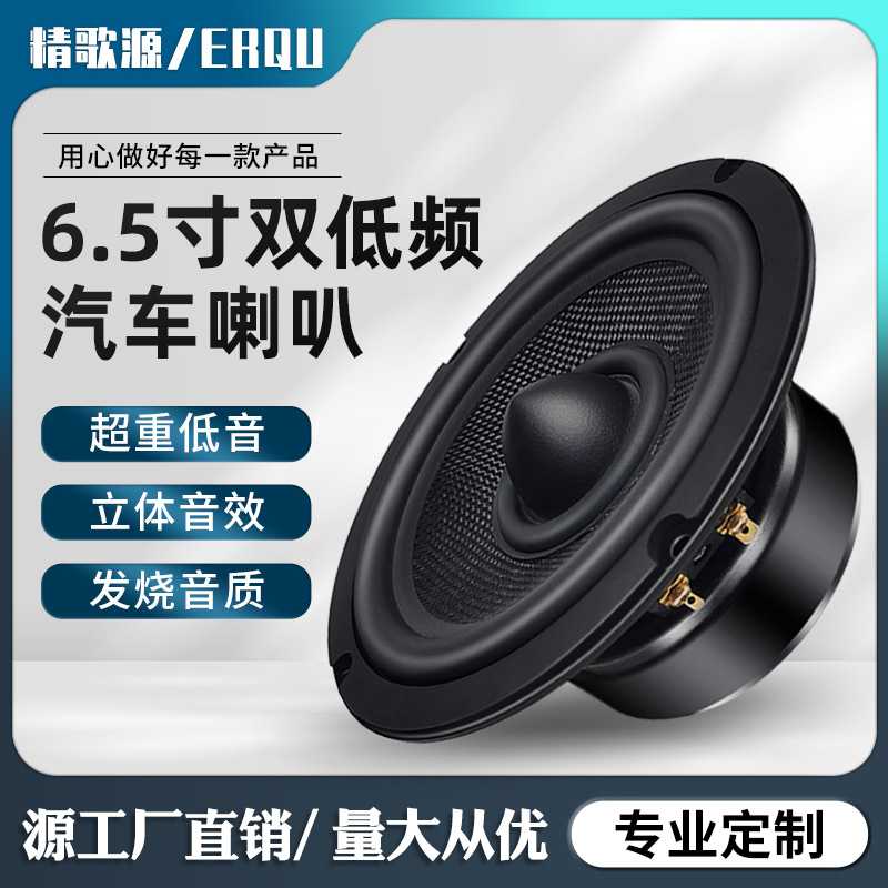 精歌源65寸80W车载双低频音响|