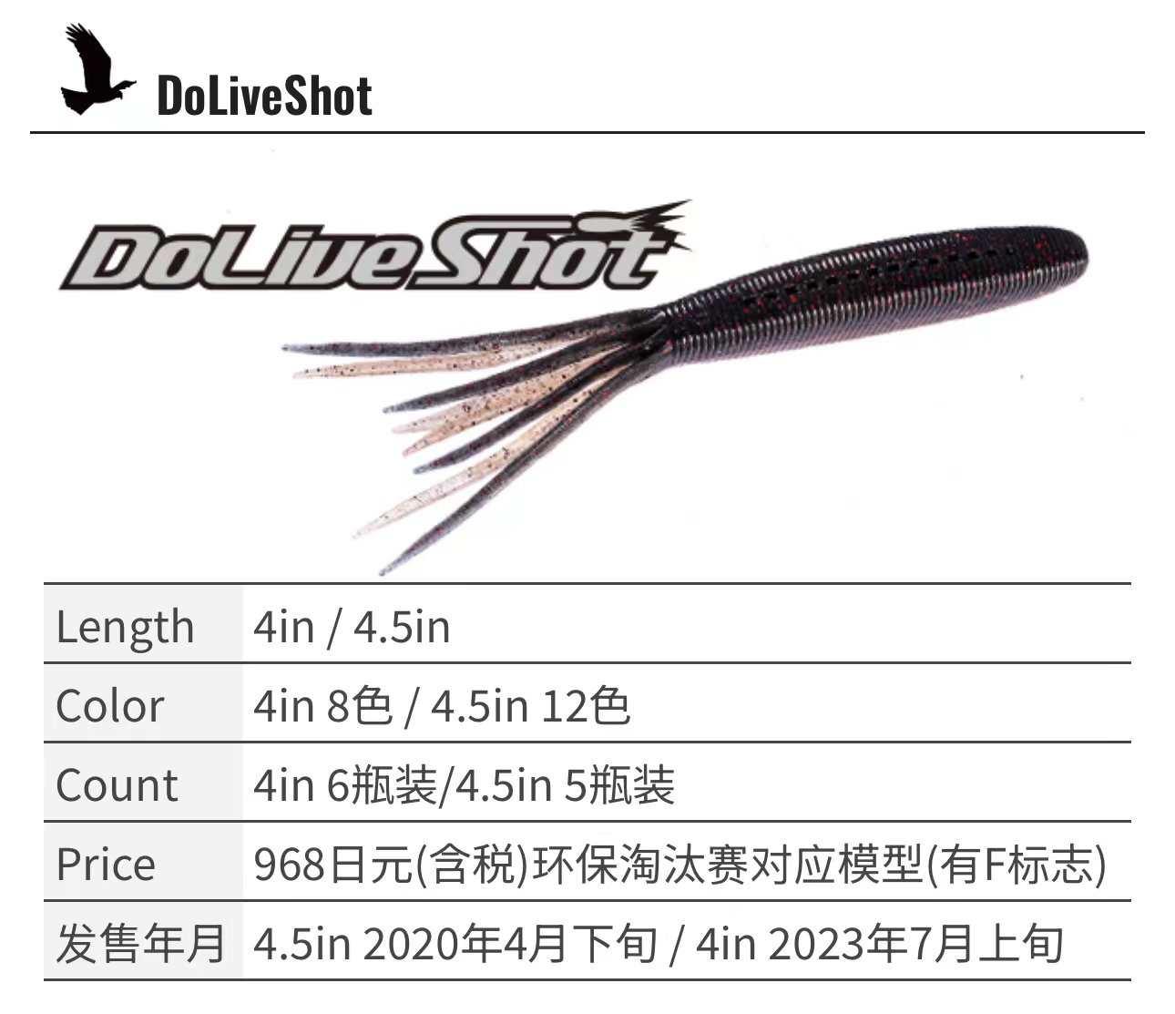 OSP摆尾虫乌贼路亚进口软饵