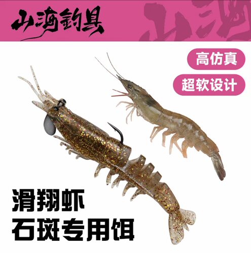 AXE汝阴山海滑翔虾带铅石斑磨鱼