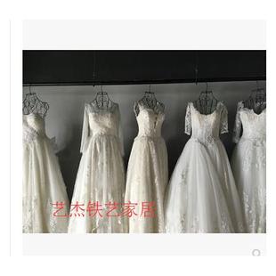 展示架 铁艺服装 铁艺模特婚纱模特挂钩 铁艺吊挂圆身模特