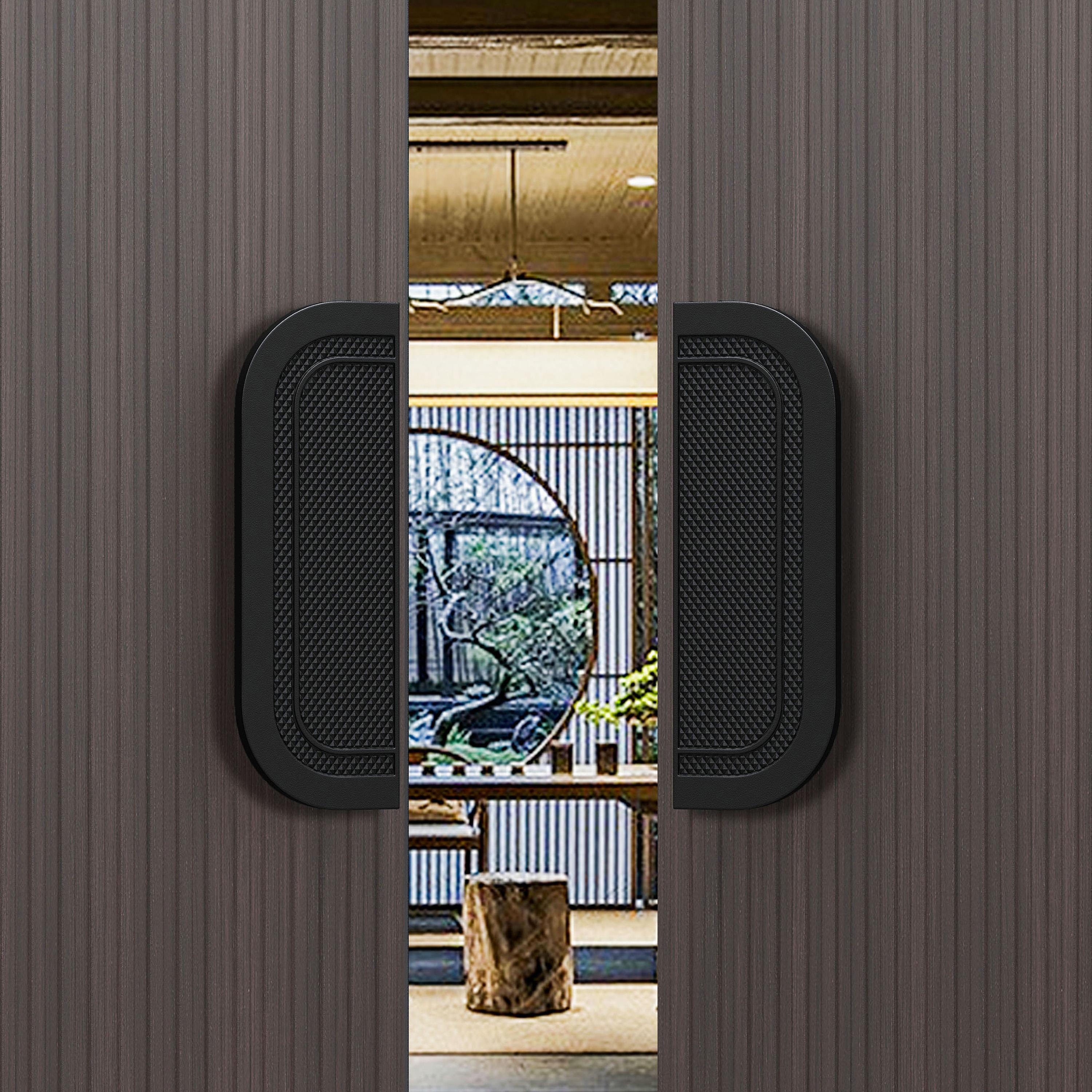 新款简约大门拉手方形设计仿古铜推拉玻璃门拉手金属雕刻高档时尚