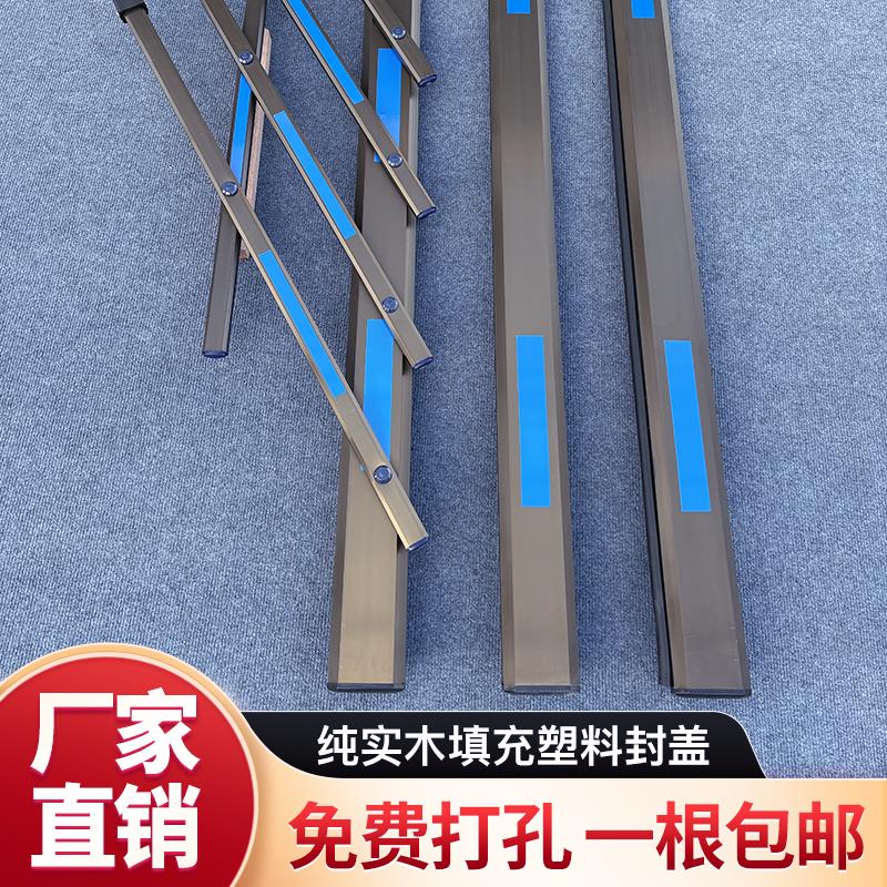 香槟金威捷道闸胶条杆停车场小区门卫门禁挡拦车起落升降栏珊直杆