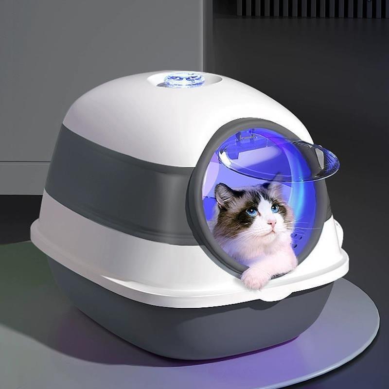 猫砂盆超大号自动除臭全封闭式厕所防臭猫沙盆子猫咪屎盆砂盘除臭