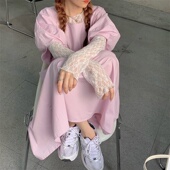 白色薄款 蕾丝打底衫 ins小衫 洋气长袖 防晒上衣 女网纱内搭2022夏季