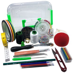 浩瀚服装设计工具盒立体裁剪包人台立裁套装纸胶带针插包针线剪刀