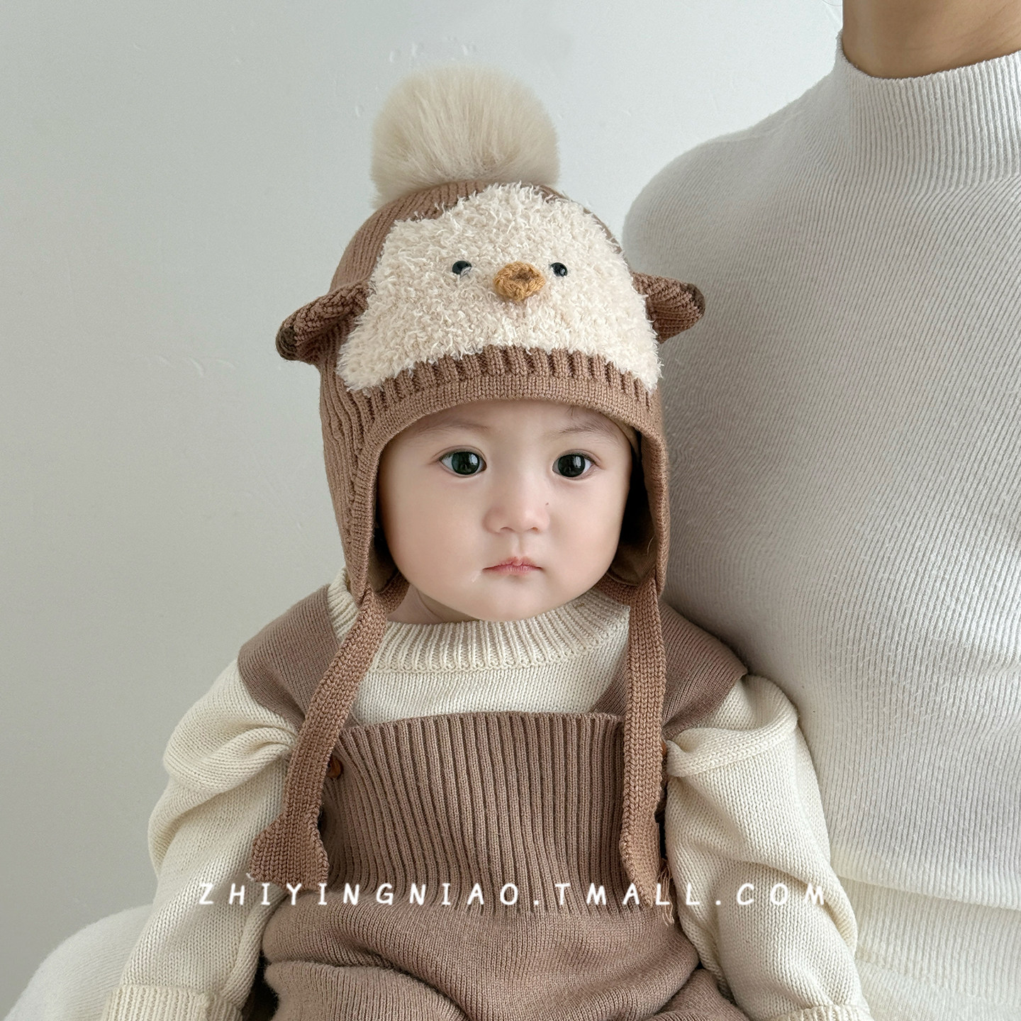 宝宝帽子秋冬季毛线帽婴儿针织帽可爱超萌男童女童加厚保暖护耳帽,童装/婴儿装/亲子装,帽子,淘宝优惠券,粉丝福利购,淘宝优惠卷